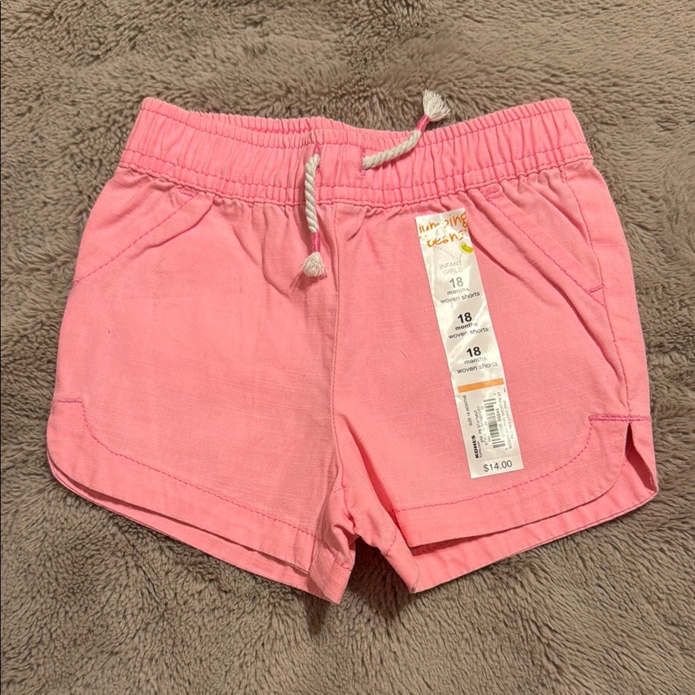 Jumping Beans Pink Pull-On Shorts